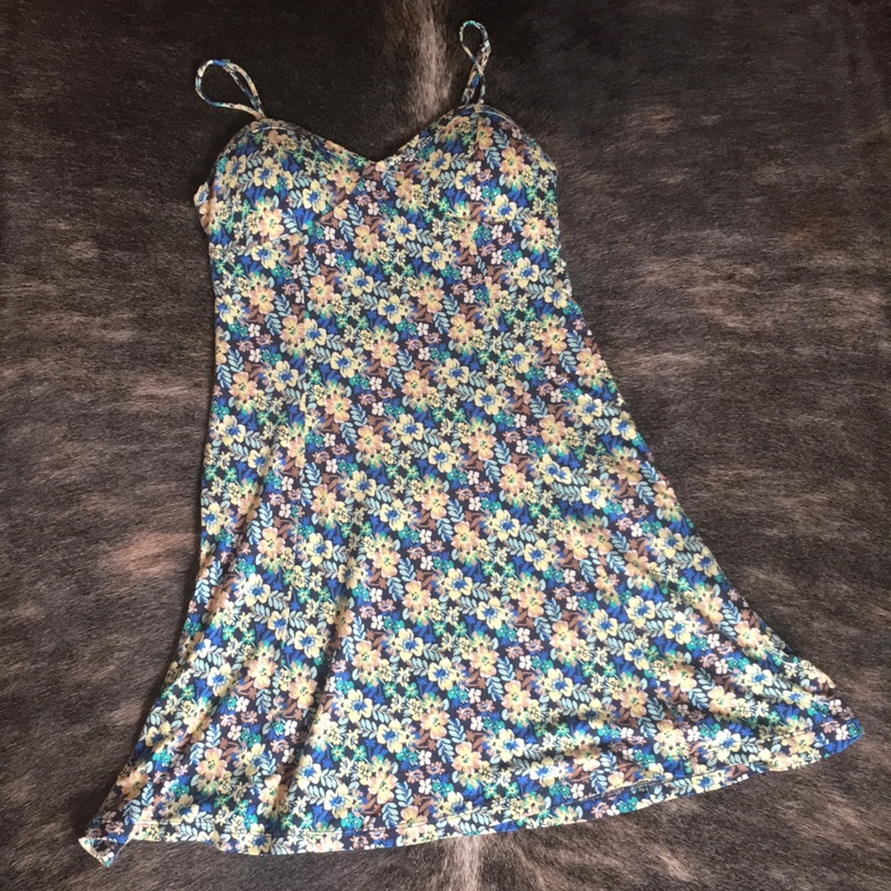 Floral Print Skater Dress